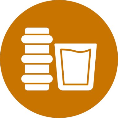 Bira. Web simgesi basit illüstrasyon