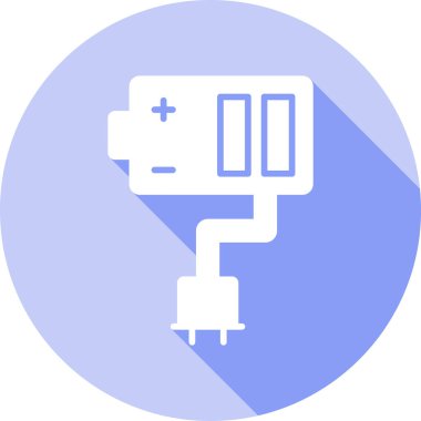 Fiş. Web simgesi basit illüstrasyon