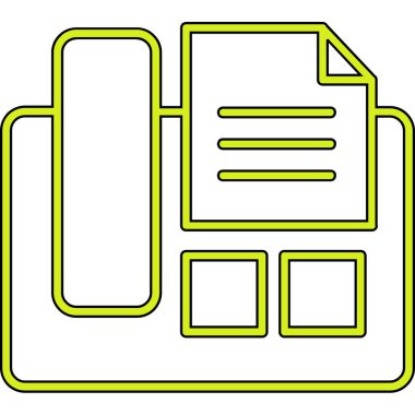 dosya dizini vektör illüstrasyonu