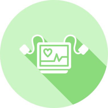 Bir kalp simgesinin vektör illüstrasyonu