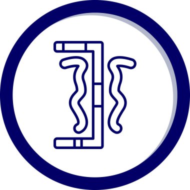 Modern bir simgenin vektör illüstrasyonu