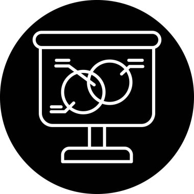 Kişisel ve ticari kullanım için vektör lcd simgesi.