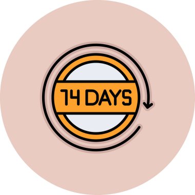 Modern simgenin vektör illüstrasyonu