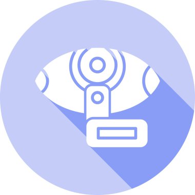 Göz simgesi vektör illüstrasyonu