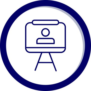 Modern eğitim ikonunun vektör illüstrasyonu