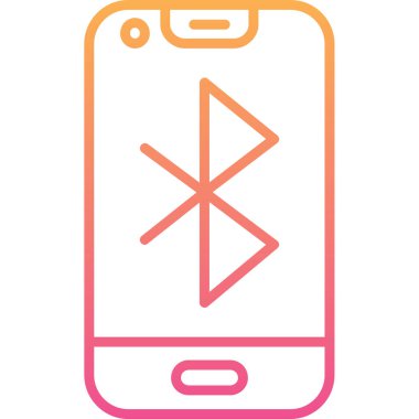 cep telefonu vektörü modern simgesi