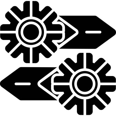 Teçhizat Web simgesi basit illüstrasyon