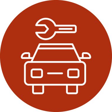 Otomatik tamir simgesinin vektör illüstrasyonu