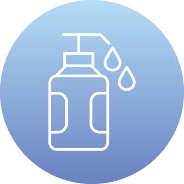 Şişe. Web simgesi basit illüstrasyon