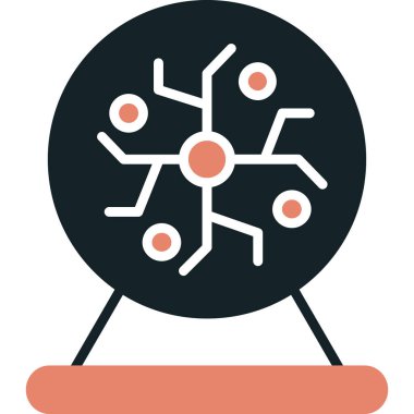 şebeke. Web simgesi basit illüstrasyon