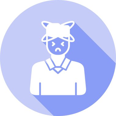 avatar simgesi vektör illüstrasyonu