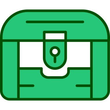 çanta teslim paketi simgesi doldurulmuş taslak biçimi