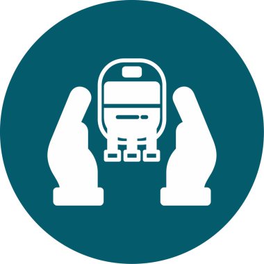 Seyahat simgesinin vektör illüstrasyonu