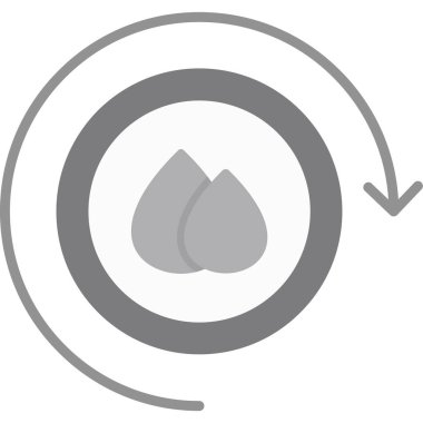 damla simgesi, vektör illüstrasyonu