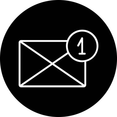 E- posta simgesi vektör illüstrasyonu