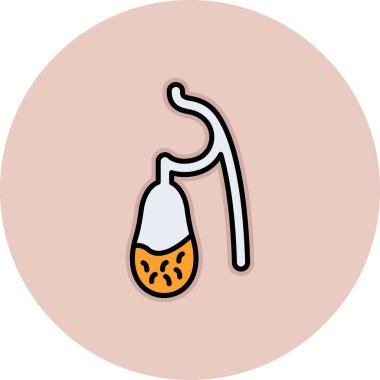 Bebek sütü rengi ikonu. süt vektörü illüstrasyonu beyaz üzerinde izole