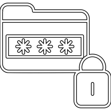 Güvenli asma kilit güvenlik parolası