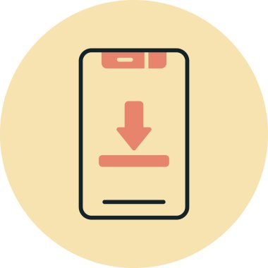 telefon simgesi, vektör illüstrasyonu