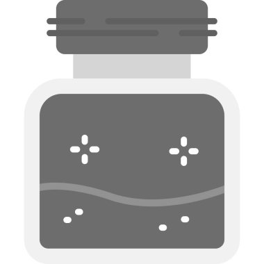 Sıvı simgeli şişe, düz tasarım.