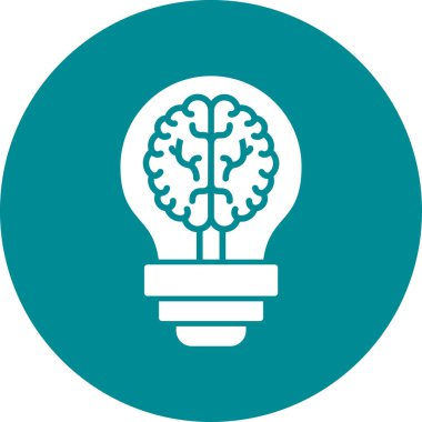 Beyin vektör düz simge