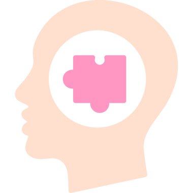 Bulmaca simgesi vektör çizimi