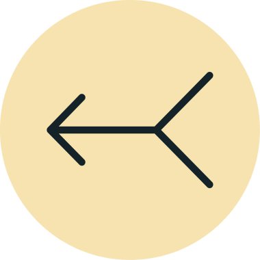 Projeniz için sol yön ok simgesi