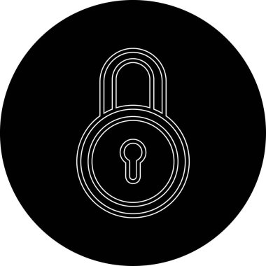 ikon vektör illüstrasyonunu kilitle