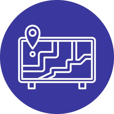 Konum simgesinin vektör illüstrasyonu