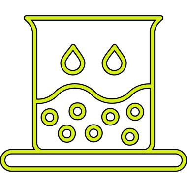Su damlaları ikon. Web için su damlaları vektör simgesinin özeti