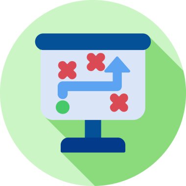 İş simgesinin vektör illüstrasyonu