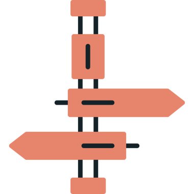 yön ok simgesi, vektör illüstrasyon tasarımı