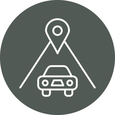 Konum simgesinin vektör illüstrasyonu