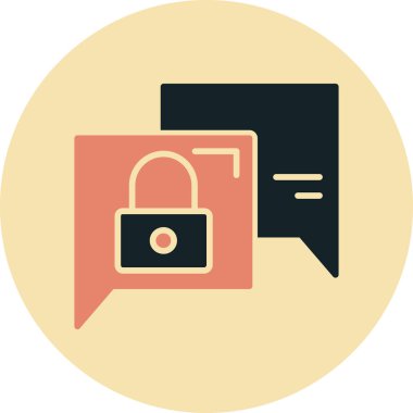 ikon vektör illüstrasyonunu kilitle