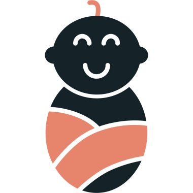 vektör şirin bebek simgesi