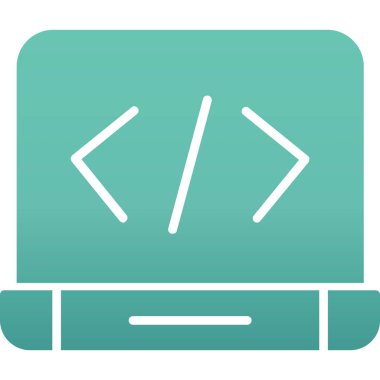 İnternet gelişimi. Web simgesi vektör illüstrasyonu