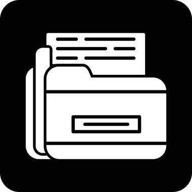 vektör yazıcı simgesi çizimi