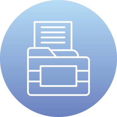 Klasör web simge vektör çizim