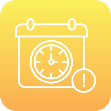 Çalar saat simgesi, vektör, illüstrasyon