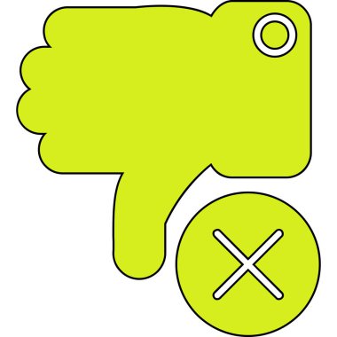 başparmak aşağı simge, özet biçimi