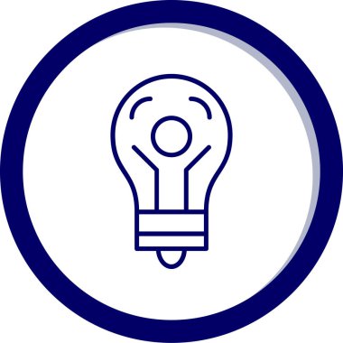 ampul simgesi vektör illüstrasyonu