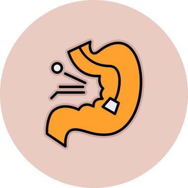 İnsan gövdesi simgesi vektör illüstrasyonu