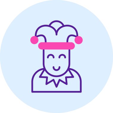 Şef. Web simgesi basit illüstrasyon