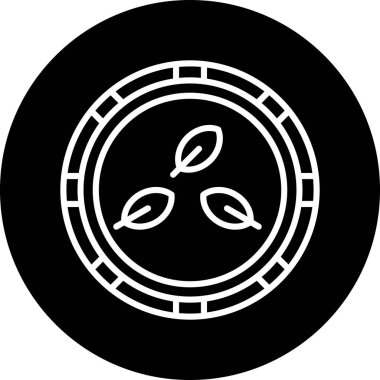 bitki simgesi vektör illüstrasyonu