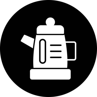 vektör kettle simgesi illüstrasyonu