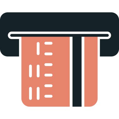 Otel renkli vektör simgesi