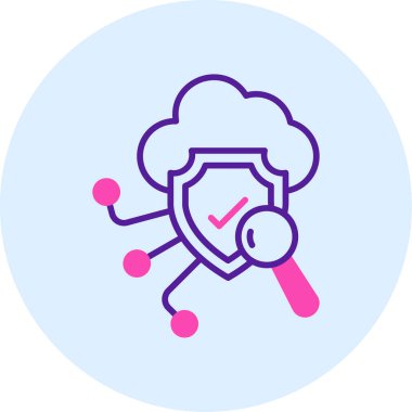 Virüs. Web simgesi basit illüstrasyon