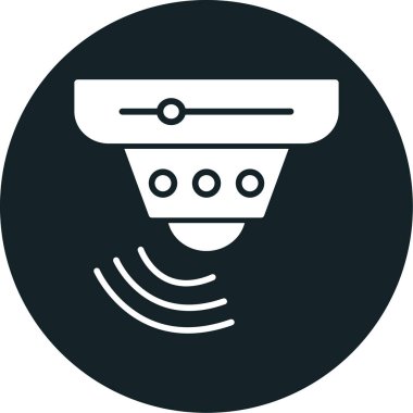 vektör cctv simgesi illüstrasyonu