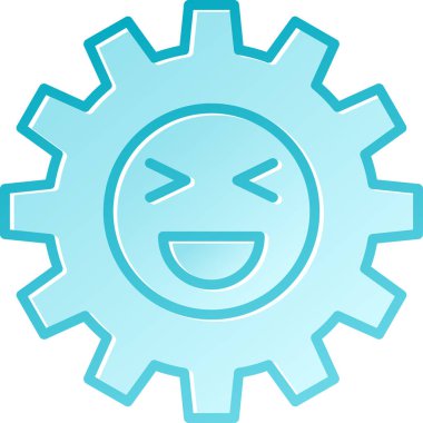 teçhizat gülümseme duygu simgesi - özet biçimi