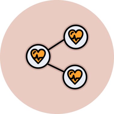 ağ bağlantı vektörü simgesi