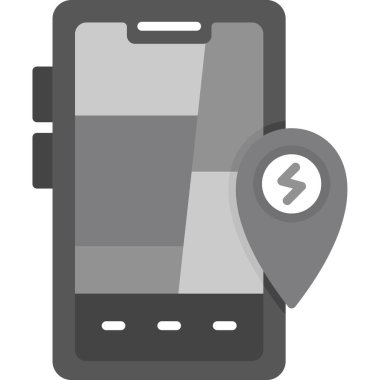 Harita işaretleyici vektör illüstrasyonunu göster